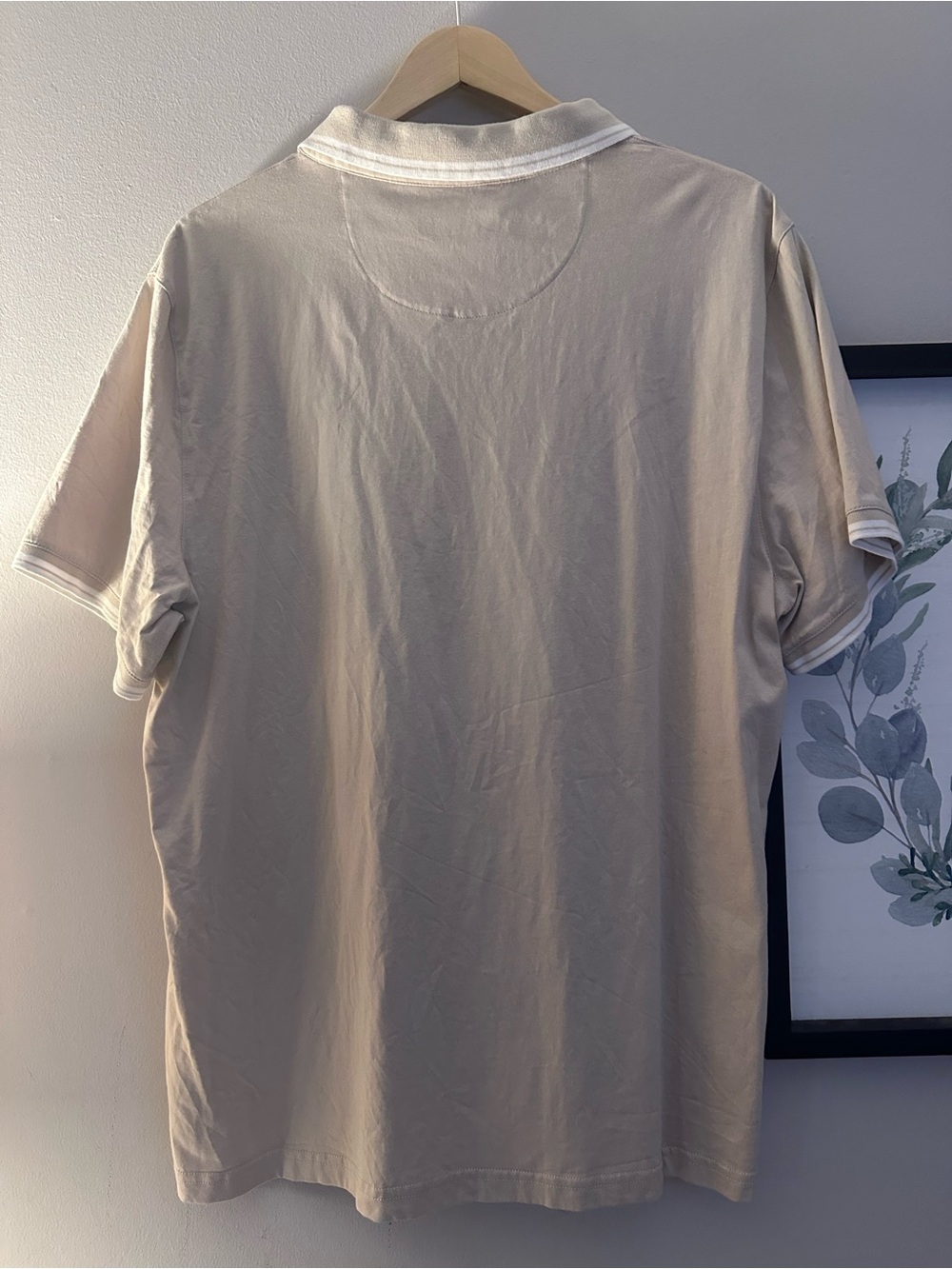 Michael Kors Greenwich Cotton Polo Shirt - Beige - Picture 7 of 9